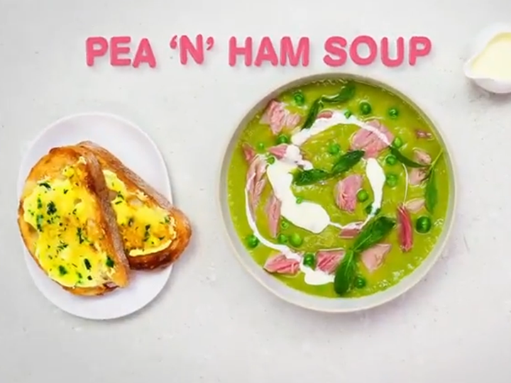 Pea & ham soup