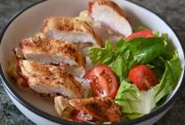 Air fryer pesto stuffed chicken breasts